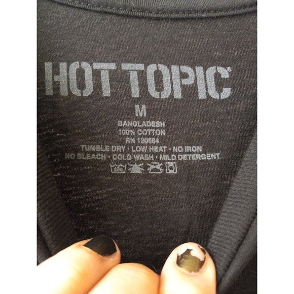 Hot Topic Unisex 100% Cotton Black Printed Axolotl Level Up T-shirt Size M - Picture 4 of 8